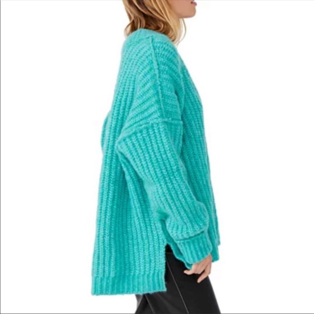 #181 New! Free People 🌸FIRM Chunky Oversized SweaterNWT - Picture 5 of 10